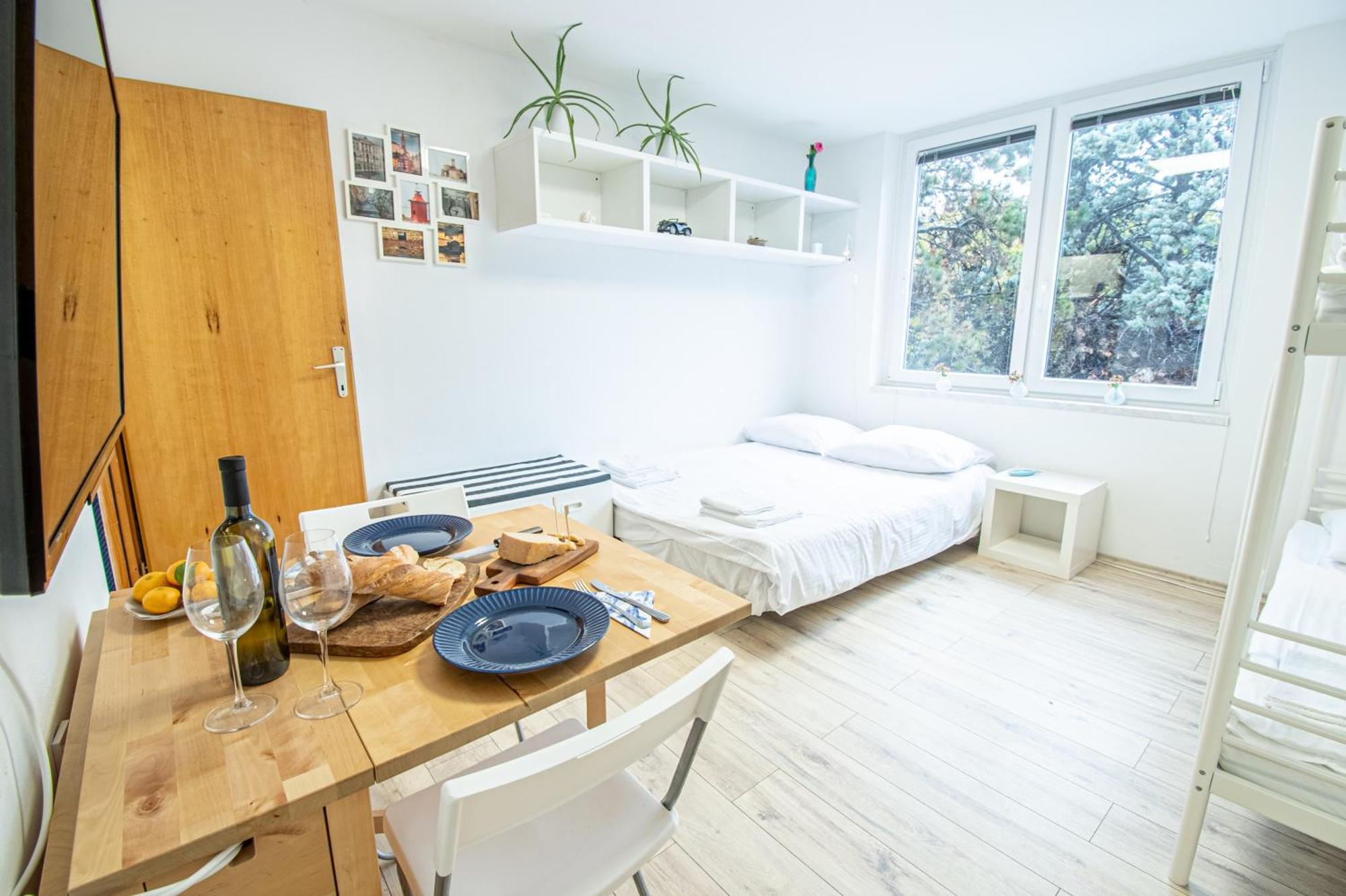 Umag center apartment parking Extérieur photo